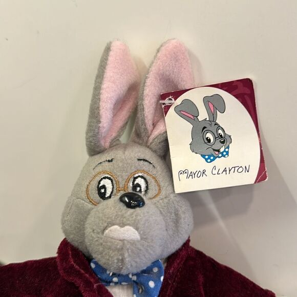 Give Kids the World Village 2014 Mayor Clayton Plush Bunny Rabbit 11" NEW NWT - Picture 2 of 10